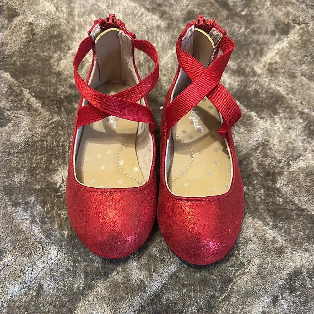Red Kids Ballet Flats